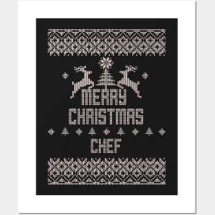 Merry Christmas CHEF Posters and Art